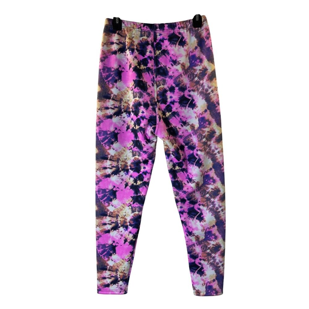 Tie-Dye Just Cozy XL Tall 4-Way Stretch Leggings Soft Comfortable Elastic Waist - Picture 5 of 10